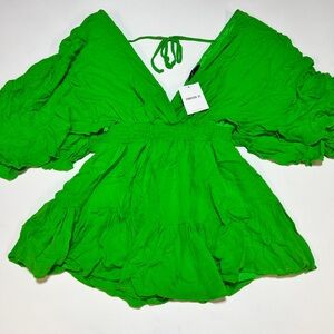 Forever 21 Bright Green Romper